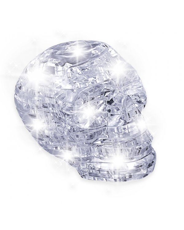 Пазл 3D. Магия кристаллов. Череп, 50 деталей