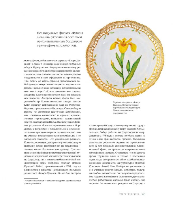 Flora Georgica.Гербарий на фарфоре