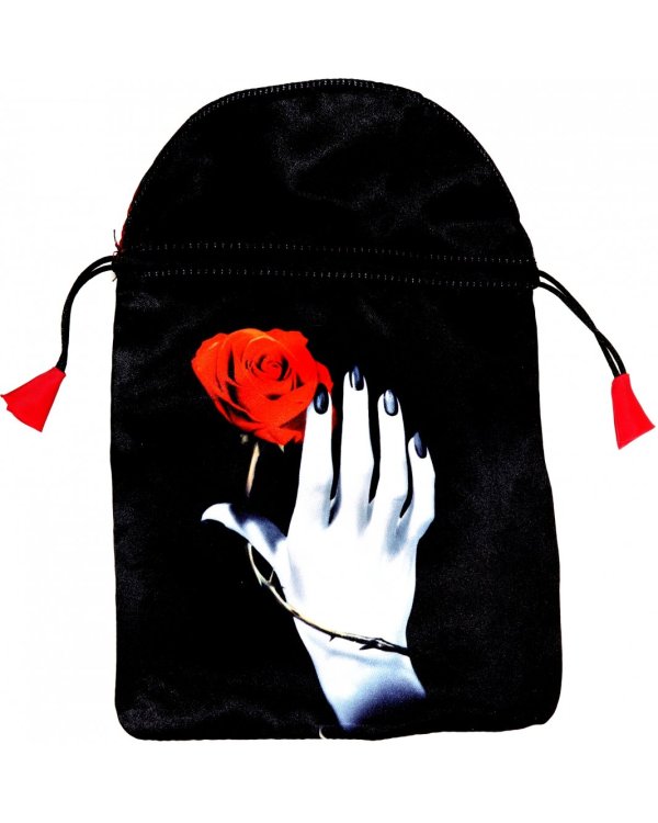 Мешочек для карт Таро. Роза в руке, готика