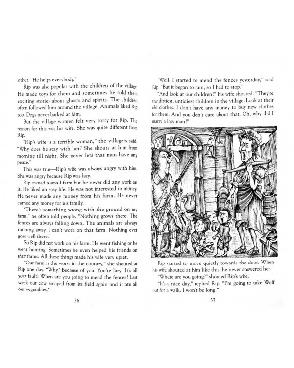 The Legends of Sleepy Hollow and Rip Van Winkle Reader