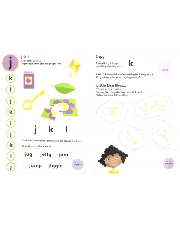 First Time Learning. The Alphabet