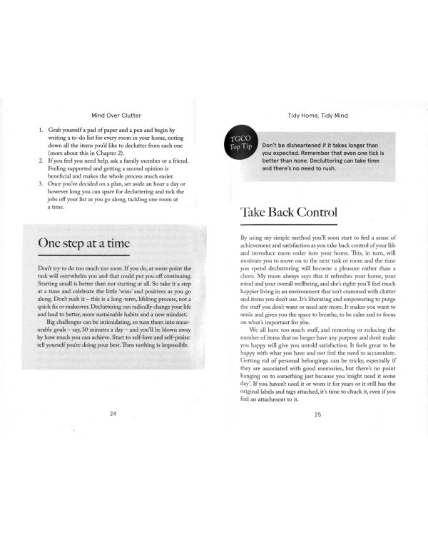 Mind Over Clutter. Cleaning Your Way to a Calm and Happy Home