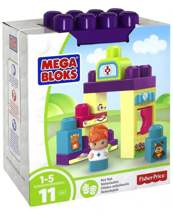 Конструктор Mega Bloks. Маленький игровой набор, 11 деталей