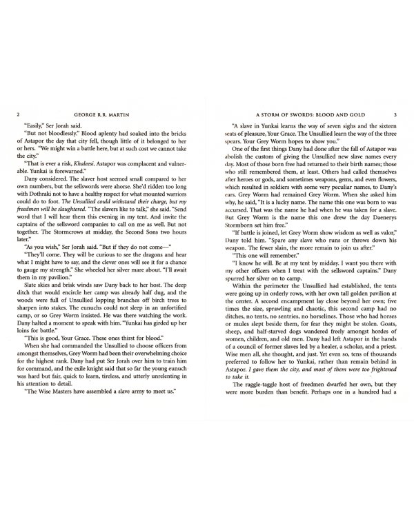 A Storm Of Swords 2: Blood and Gold (Song Fire 3)