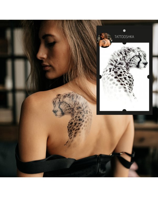Временная татуировка "Леопард"