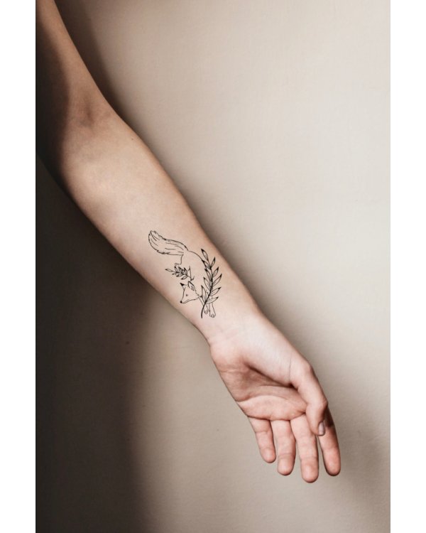 Временная татуировка "Лиса"