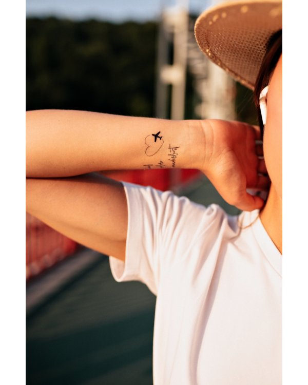 Временная татуировка "Путешествия"