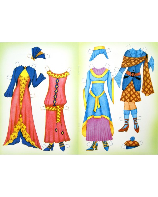 Бумажная кукла "Валя"