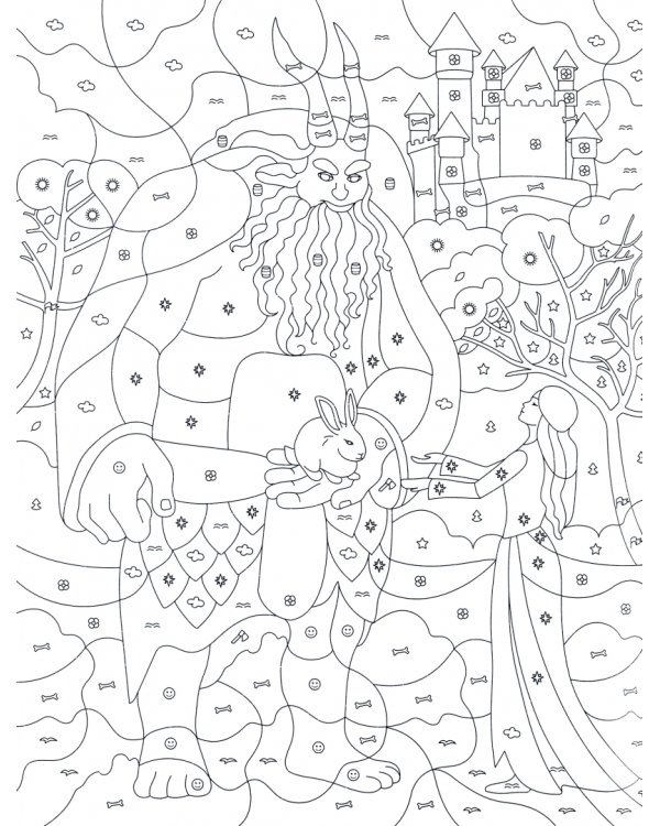 Гоблины и тролли. Раскраска