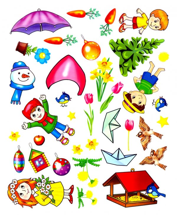 Времена года (книжка с многоразовыми наклейками)