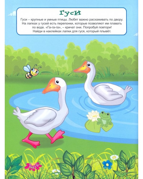 Идём на ферму (книжка с многоразовыми наклейками)