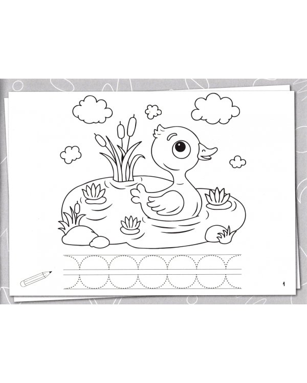 Моя первая раскраска-пропись На озере. ФГОС ДО