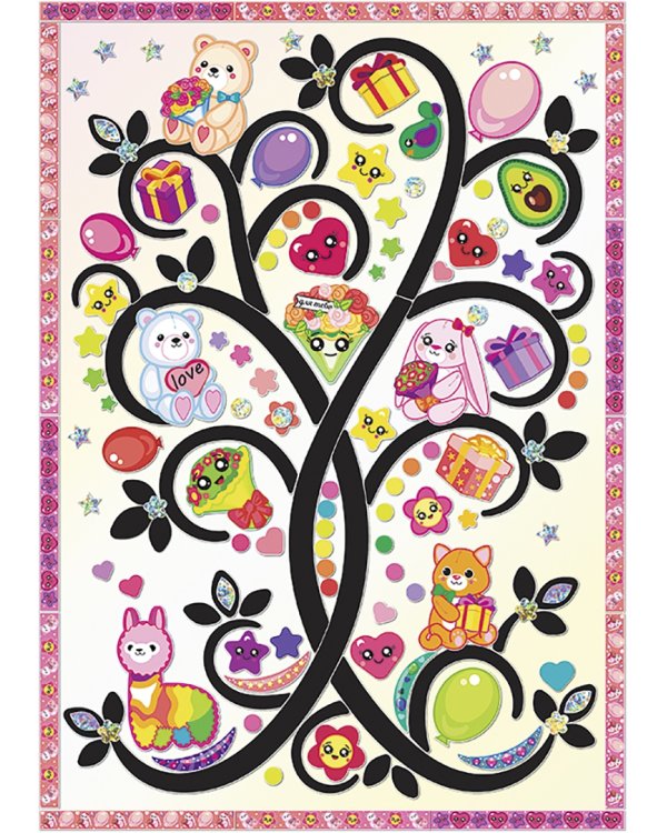 Набор. Плюшевое дерево