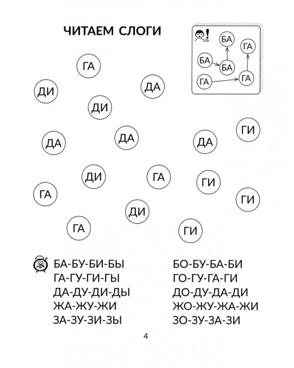Читаем слоги и слова, переходим к текстам