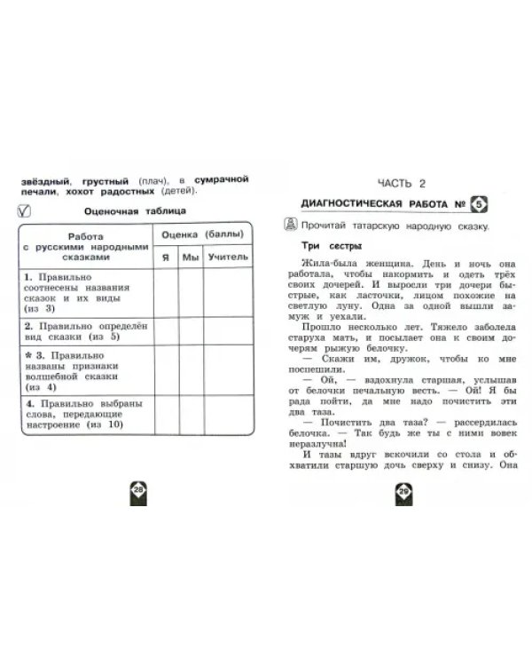 Литературное чтение. 2 класс. Диагностические работы. ФГОС