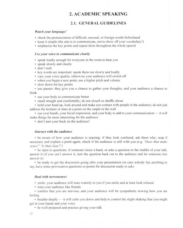 English for Academic and Technical Purposes. A Key to Success. A Handbook