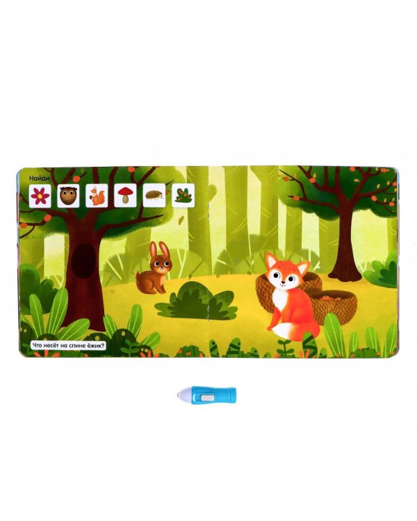 Книга с фонариком. Что где спрятано?