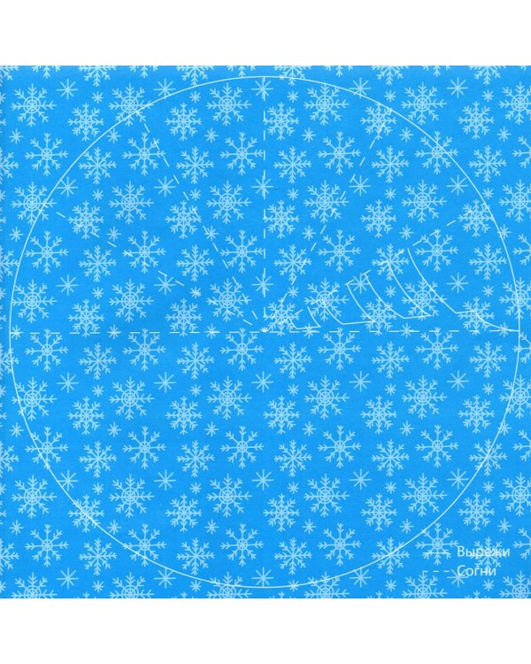 Аппликации. Новогодняя мастерская снежинок. Набор из 3 штук