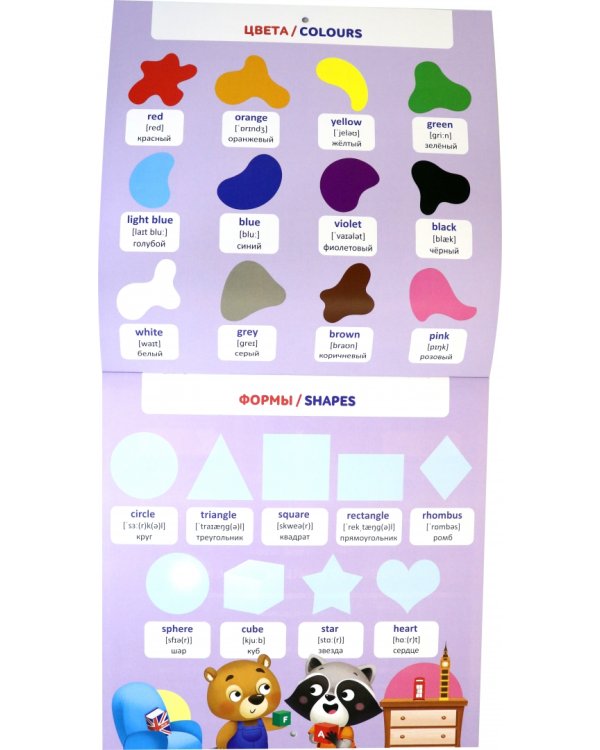 Обучающие плакаты "English. Английский язык"