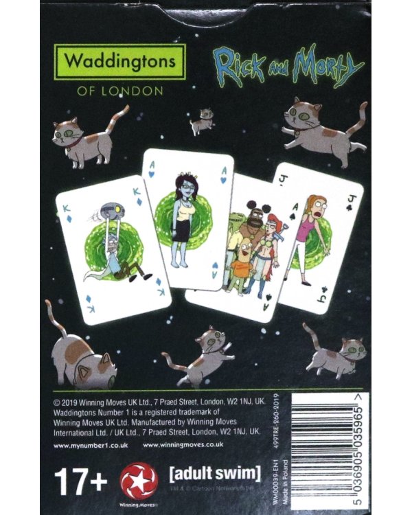 Карты игральные. Rick &amp; Morty