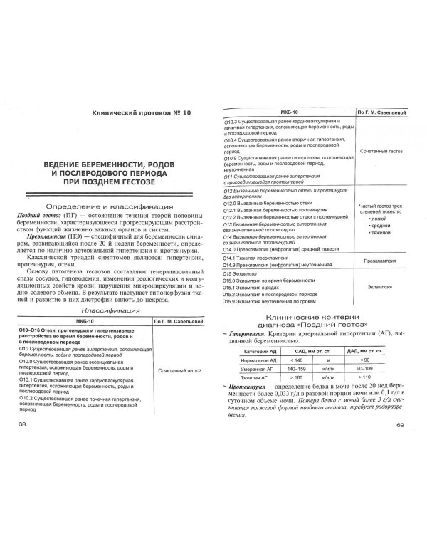 Клинические протоколы (акушерство)