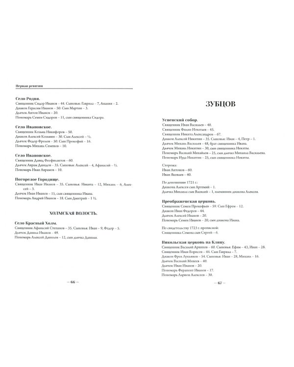 Духовенство Тверской провинции в первой половине XVIII века