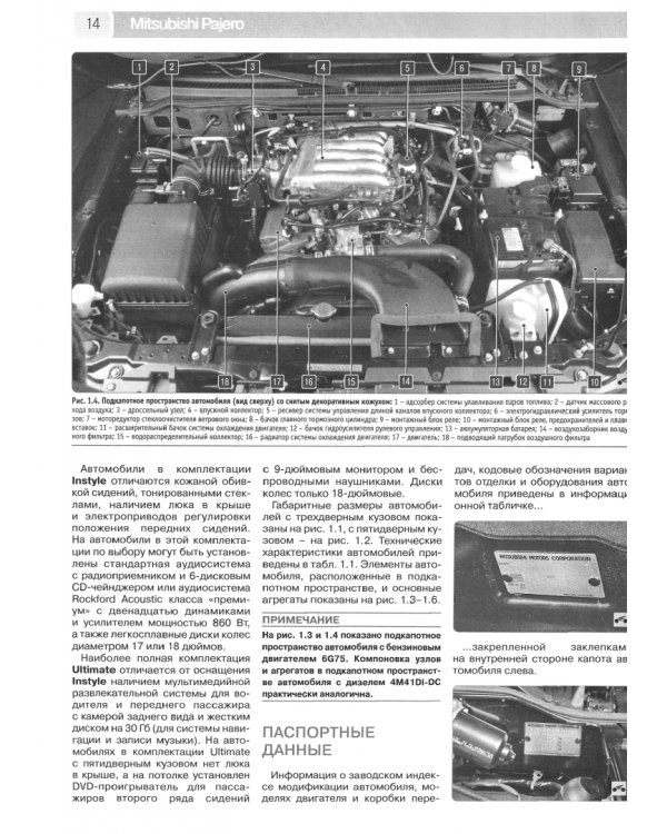 Mitsubishi Pajero IV. Руководство по эксплуатации, техническому обслуживанию и ремонту