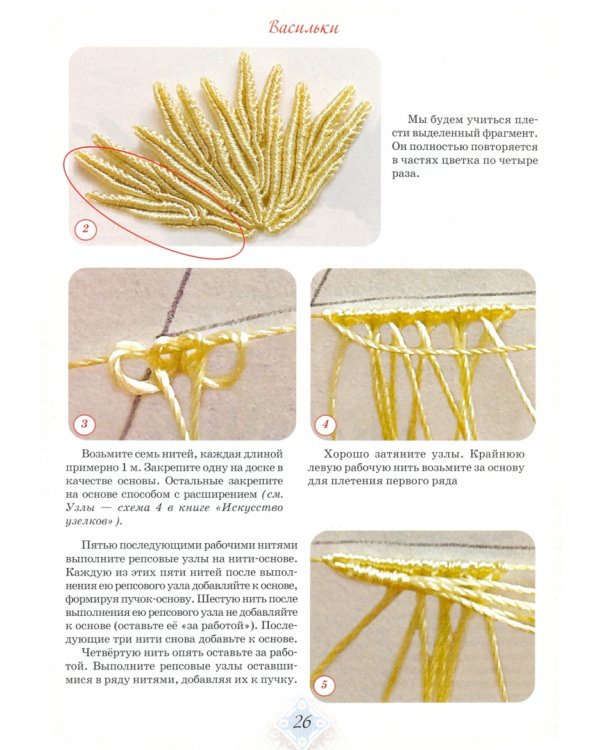 Ювелирное переплетение узелков