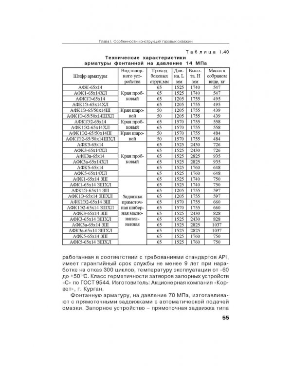 Справочник по газопромысловому оборудованию