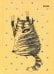 Книга для записей "Черный кот" (96 листов, А6, клетка) (КЗФ6962433)