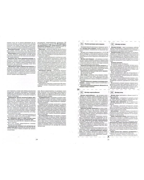 Шпаргалка по предпринимательскому праву