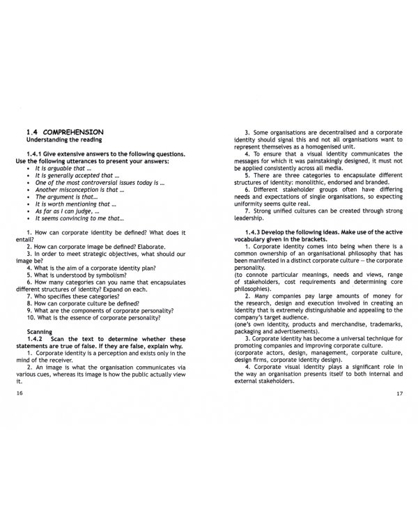 Professional English for PR Students: People and Society