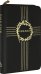 Библия (черная) малая, кожаная на молнии, золотой обрез