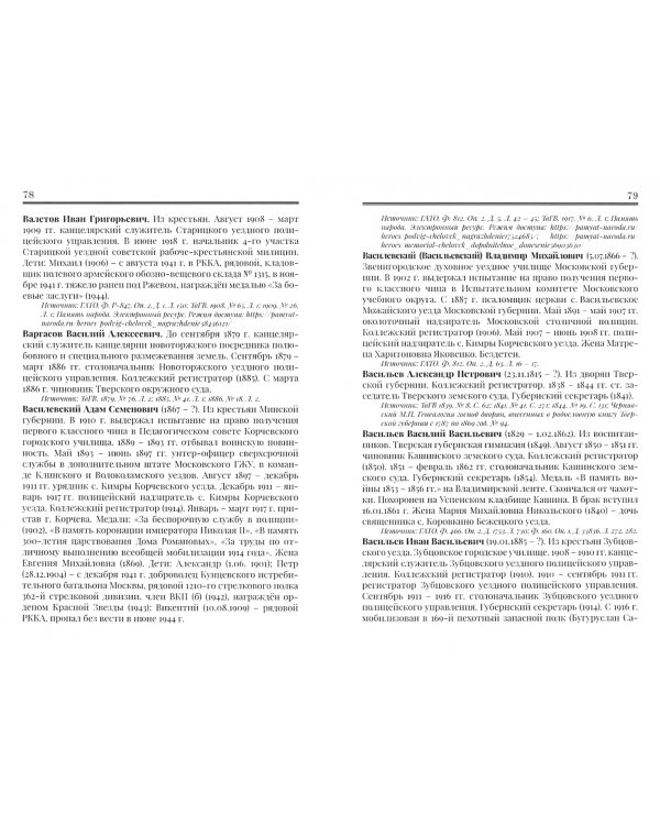 Чины полиции Тверской губернии. 1837-1917 гг. Справочник