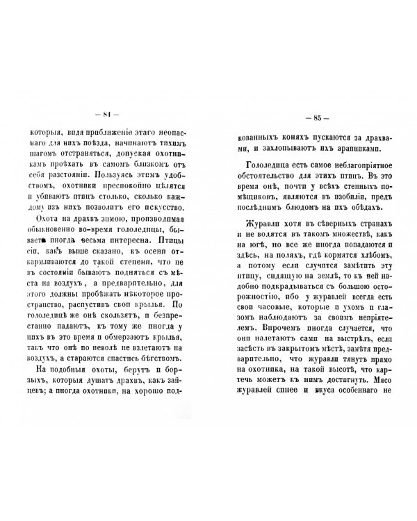 Птичья или егерская охота и искусственные охоты