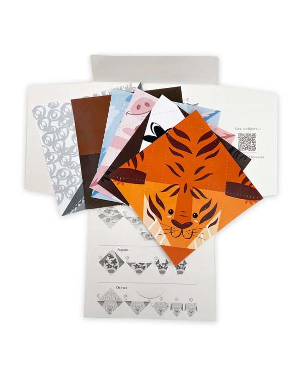 Животные с загадками. Для детей 4-6 лет