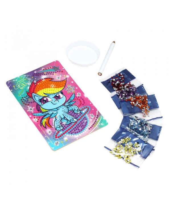 Набор для творчества "Алмазные узоры. My little pony", 10x15 см, арт. 06406