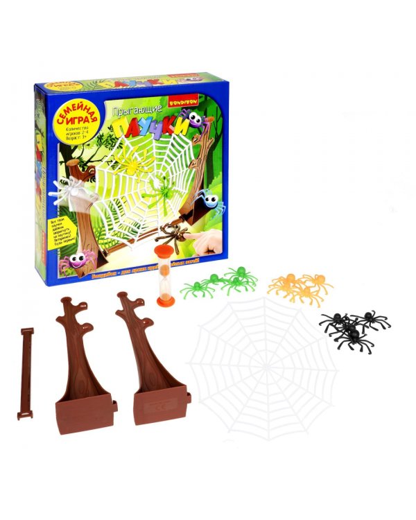 Игра настольная. Прыгающие паучки