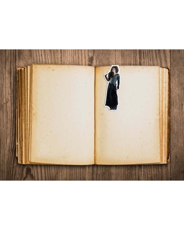 Фигурная магнитная закладка Беллатриса Лестрейндж