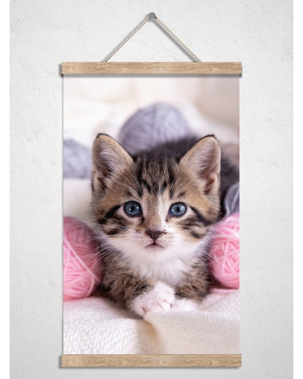 Раскрашивание по номерам Панно Пушистый малыш