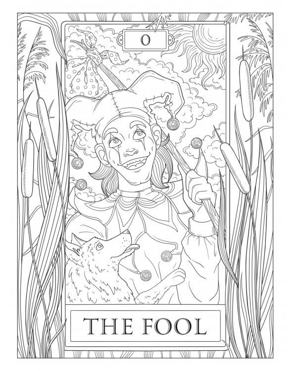 Мистические таро. Раскраска-антистресс для творчества и вдохновения