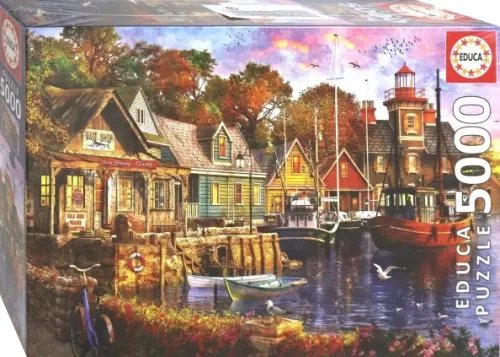 Пазл. Вечер в гавани, 5000 элементов