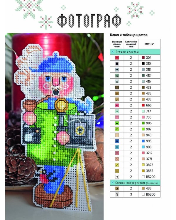 Вышиваем елочные игрушки. 27 схем для вышивки