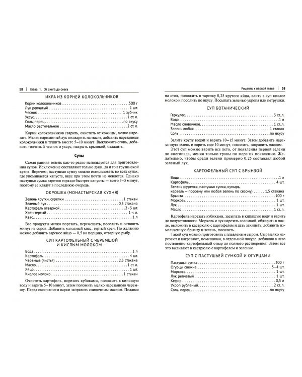 Кухня Робинзона. Рецепты блюд из дикорастущих и декоративных растений