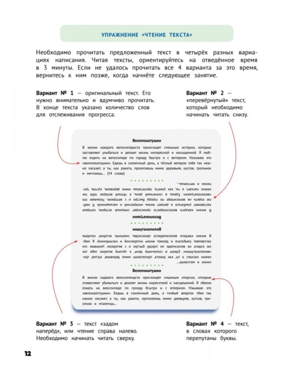 Развиваем интеллект. Тренажёр по скорочтению
