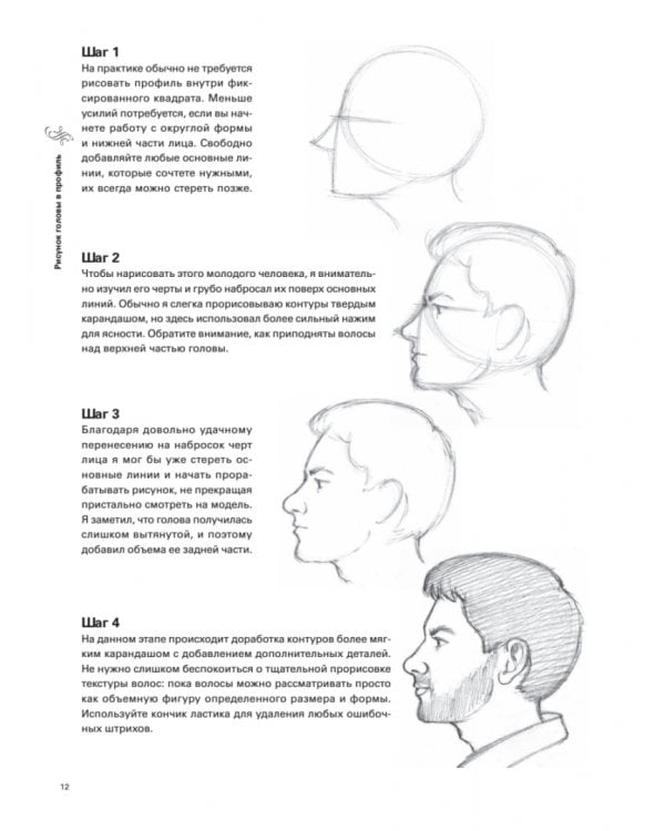 Портреты простым карандашом. Школа рисования