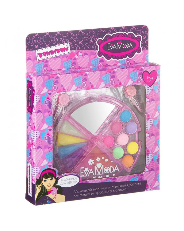 Набор детск.декор.косм.+2 закол ,Косметичка-долька