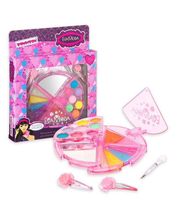 Набор детск.декор.косм.+2 закол ,Косметичка-долька