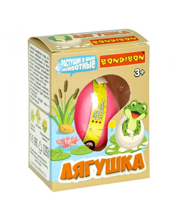 Растущ.в воде животн.«Вырасти лягушку» яйцо ВВ4857