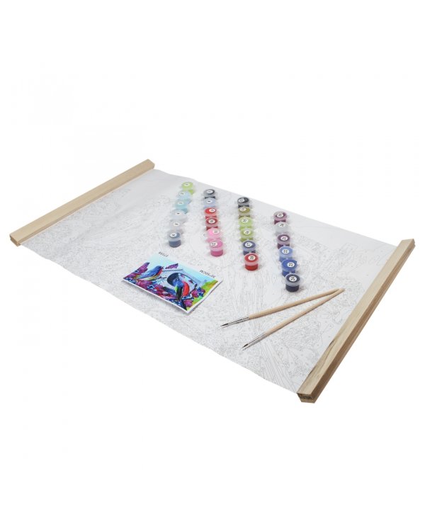 Раскрашивание по номерам 30x50 ПАННО Сквореч.07058